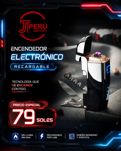 ENCENDEDOR ELECTRONICO 2 EN 1 BLACK FB