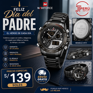 NAVIFORCE 9171 NEGRO FB