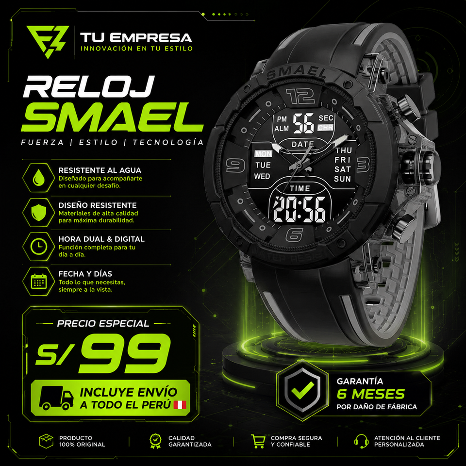 SMAEL 8140 BLACK