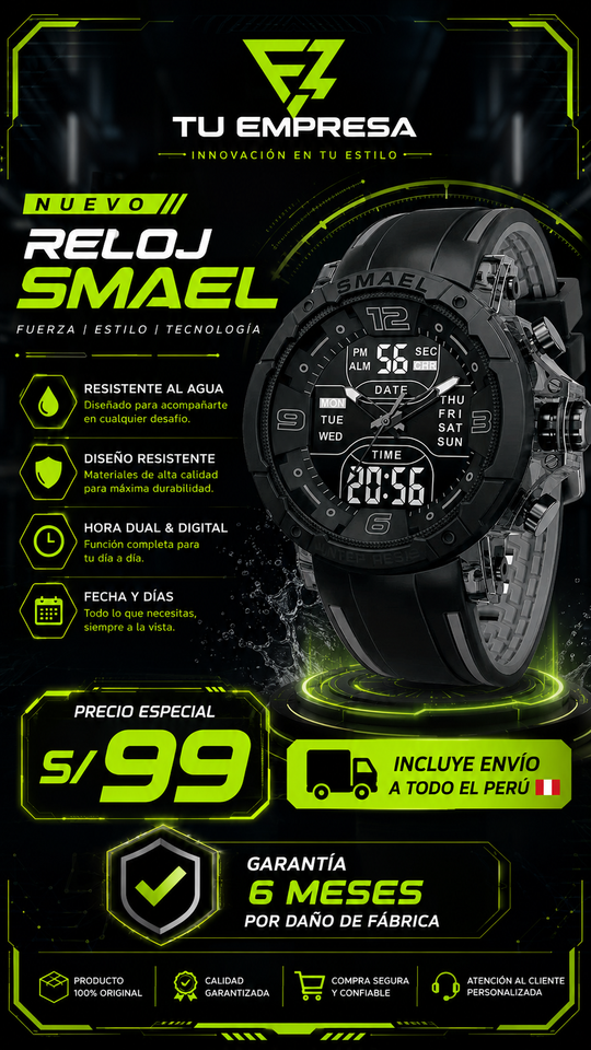 SMAEL 8140 BLACK
