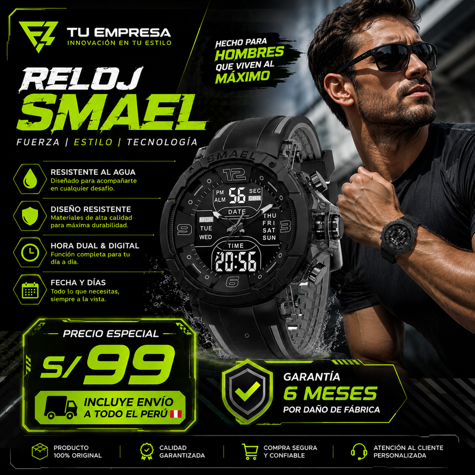 SMAEL 8140 BLACK
