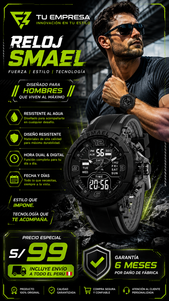 SMAEL 8140 BLACK