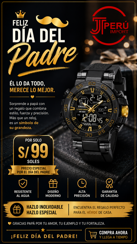 SMAEL 8139 BLACK GOLD