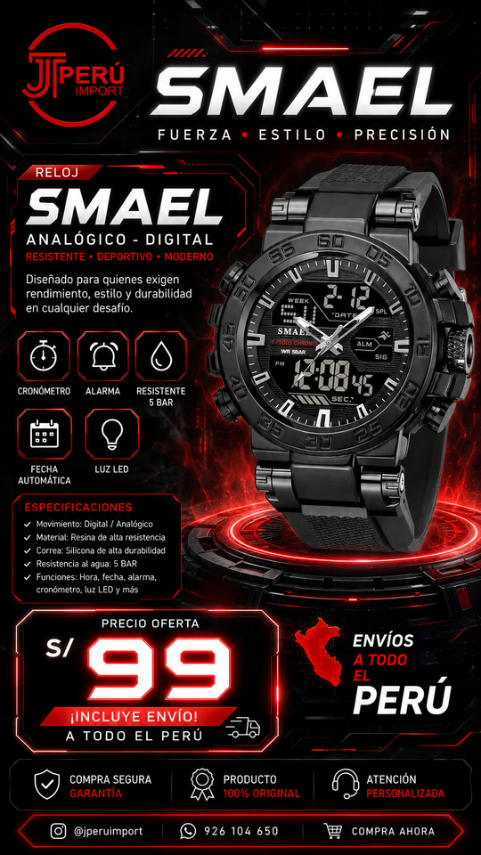 SMAEL 8139 BLACK