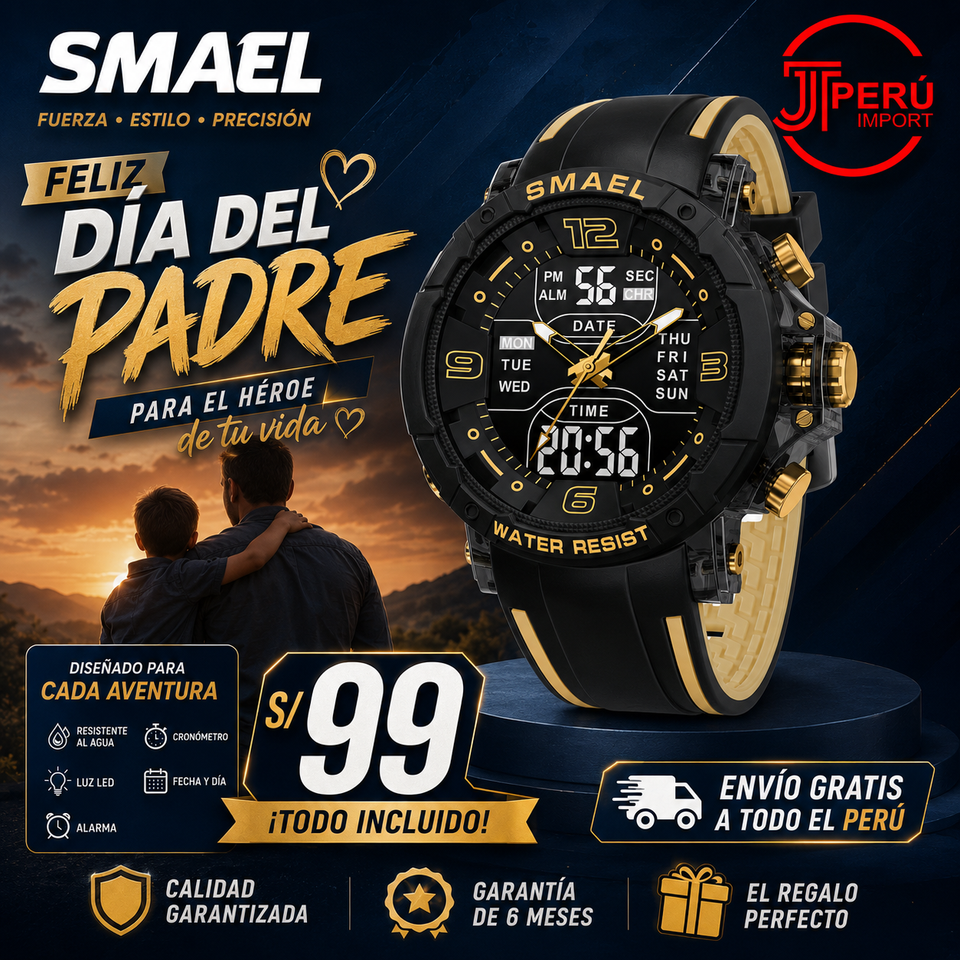 SMAEL 8140 GOLD BLACK