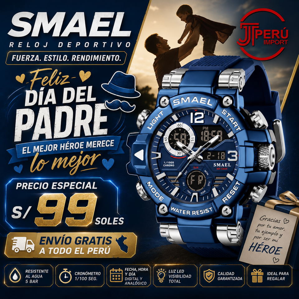 SMAEL 8110 SILVER BLUE