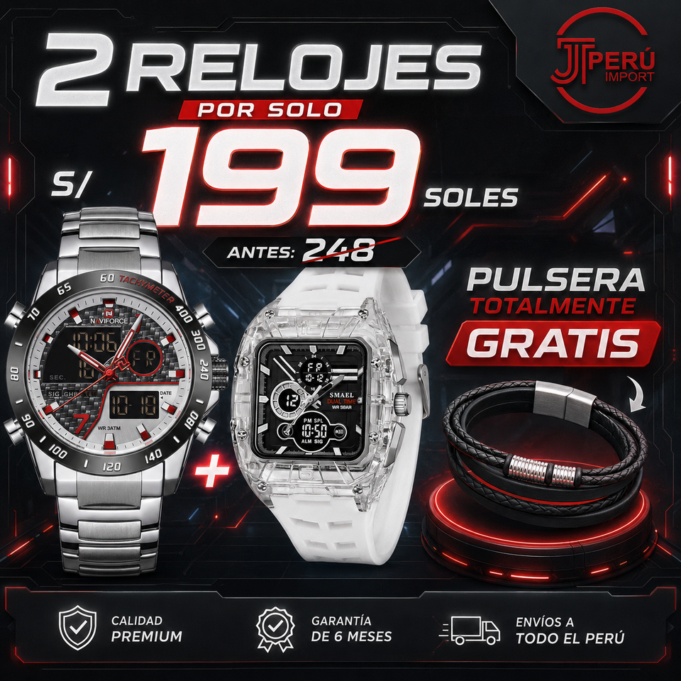 OFERTA SMAEL + NAVIFORCE + GRATIS PULSERA