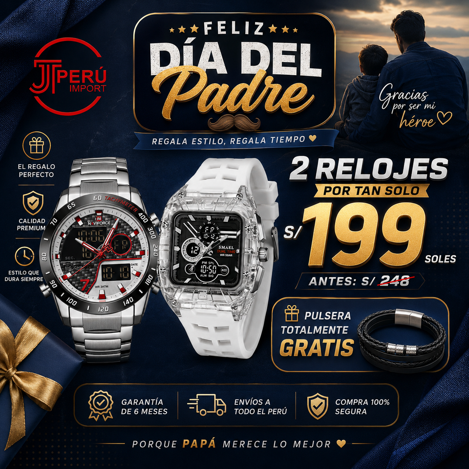 OFERTA SMAEL + NAVIFORCE + GRATIS PULSERA