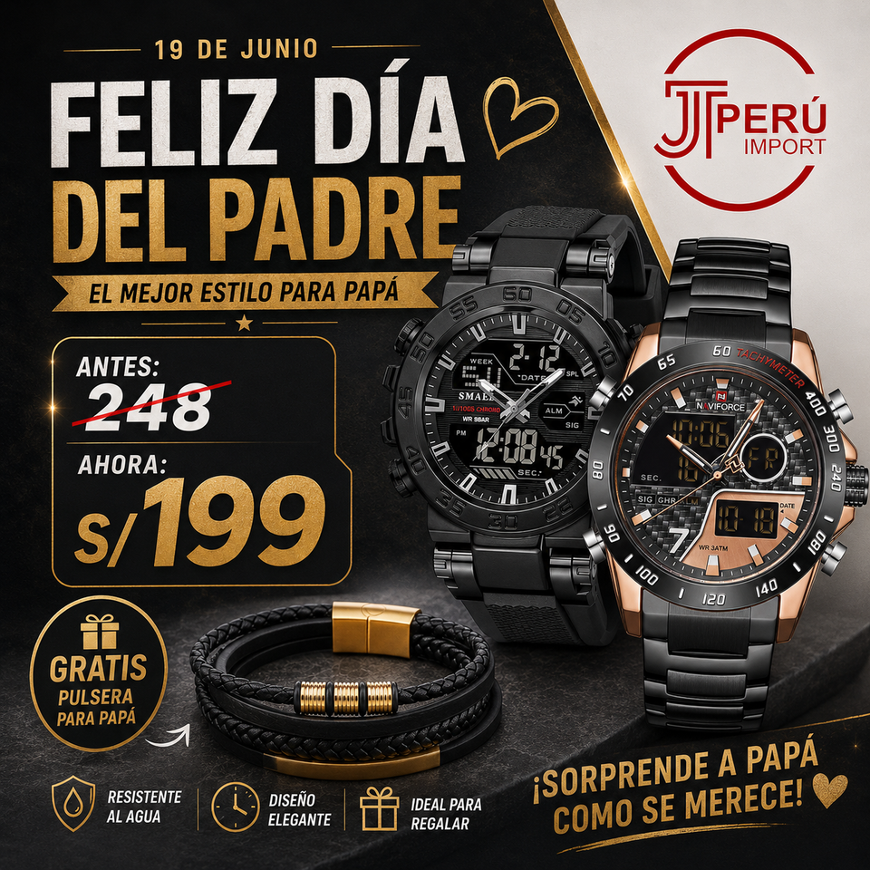 OFERTA SMAEL + NAVIFORCE + GRATIS PULSERA