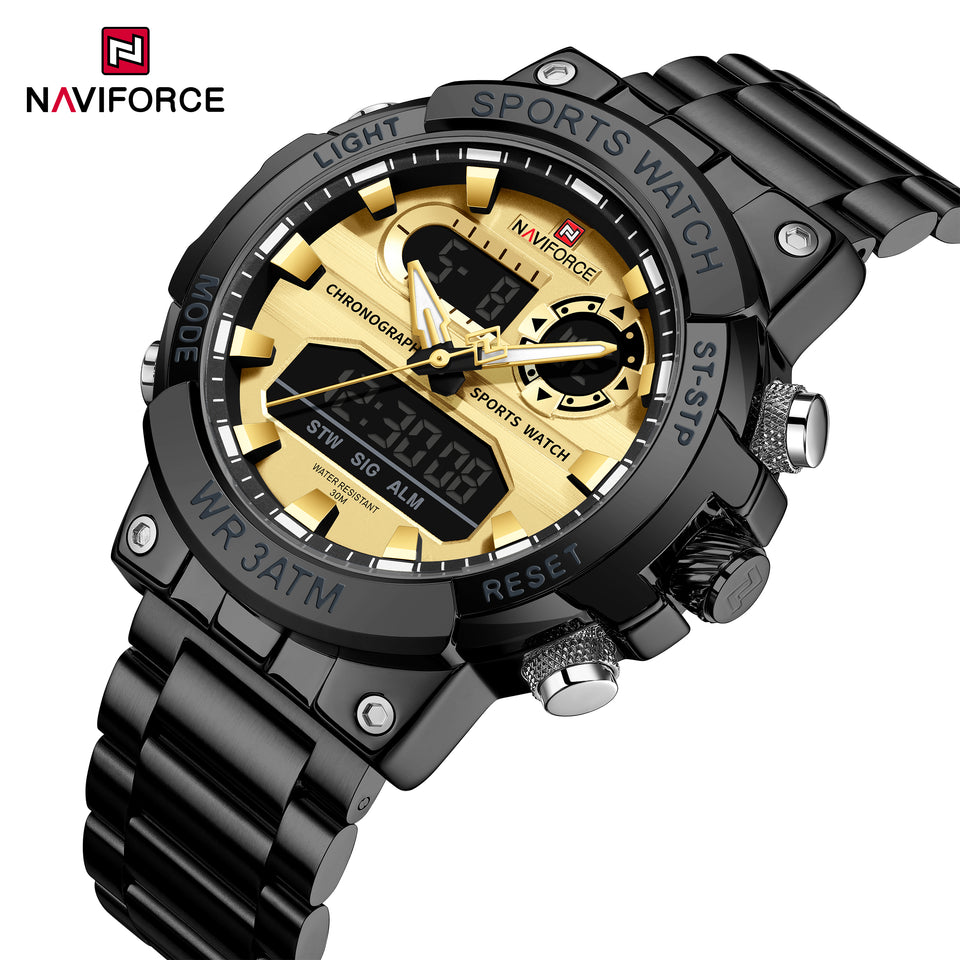NAVIFORCE 9237 GOLD BLACK
